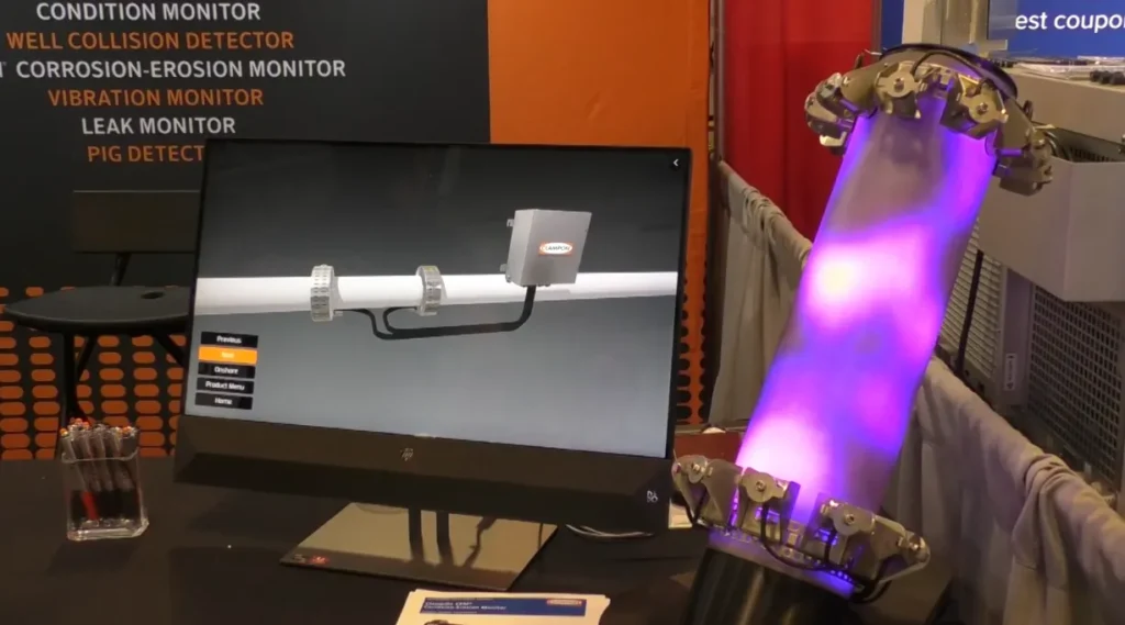 Monitor de corrosión y erosión para monitoreo no intrusivo