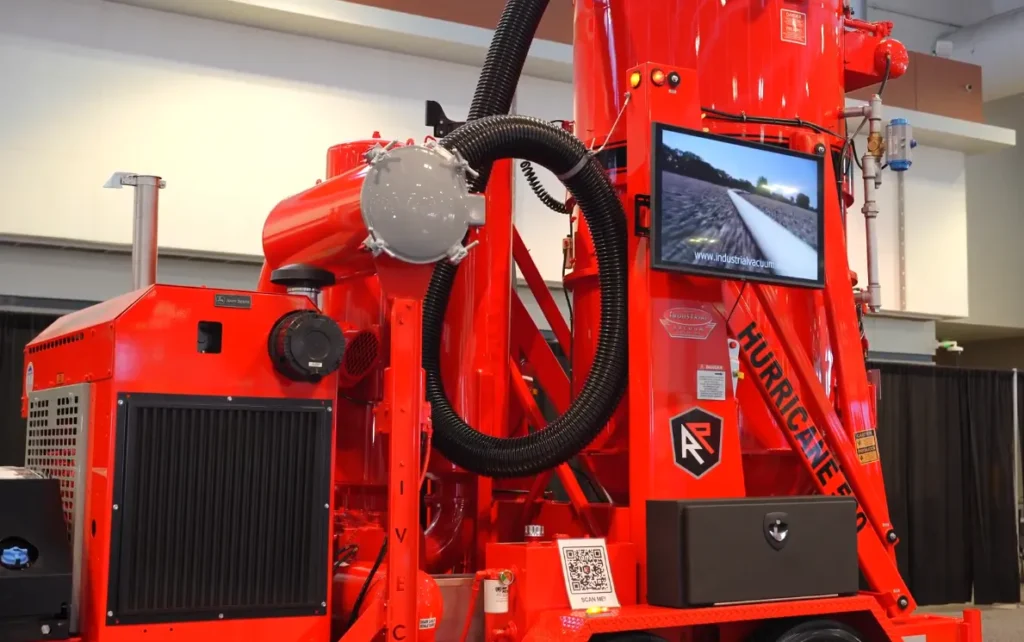 One of Rapid Prep's industrial vacuum cleaners