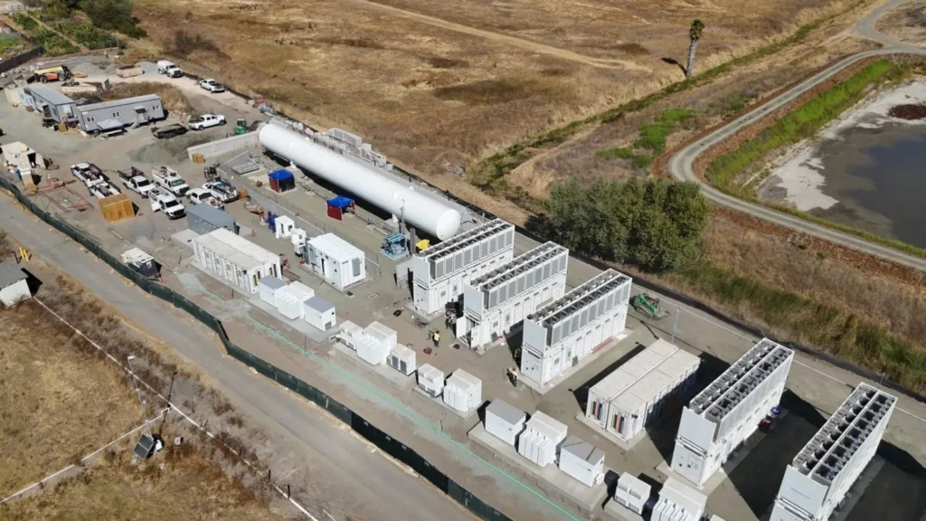 Centro de Resiliencia de Calistoga vista aérea
