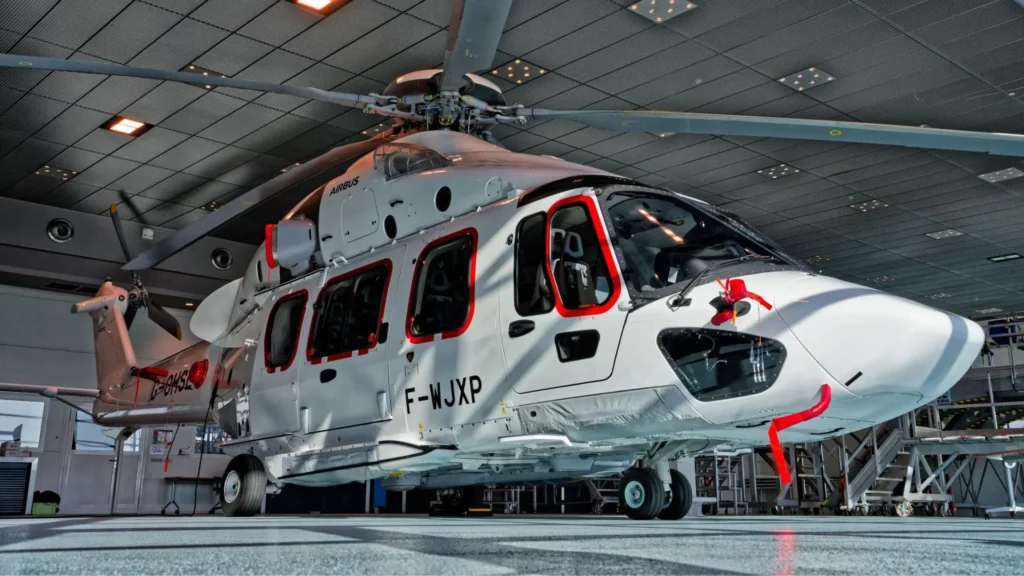 Vista del helicóptero H175