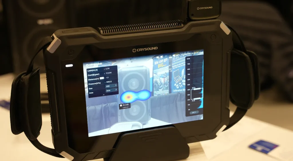 CRY8124 camera, for acoustic inspection
