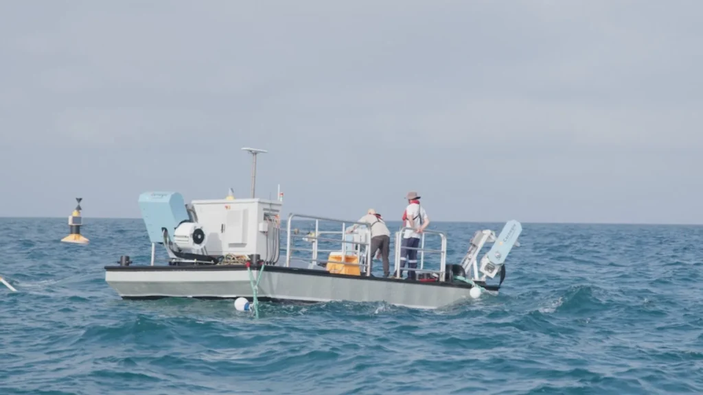 MoorPower system at sea