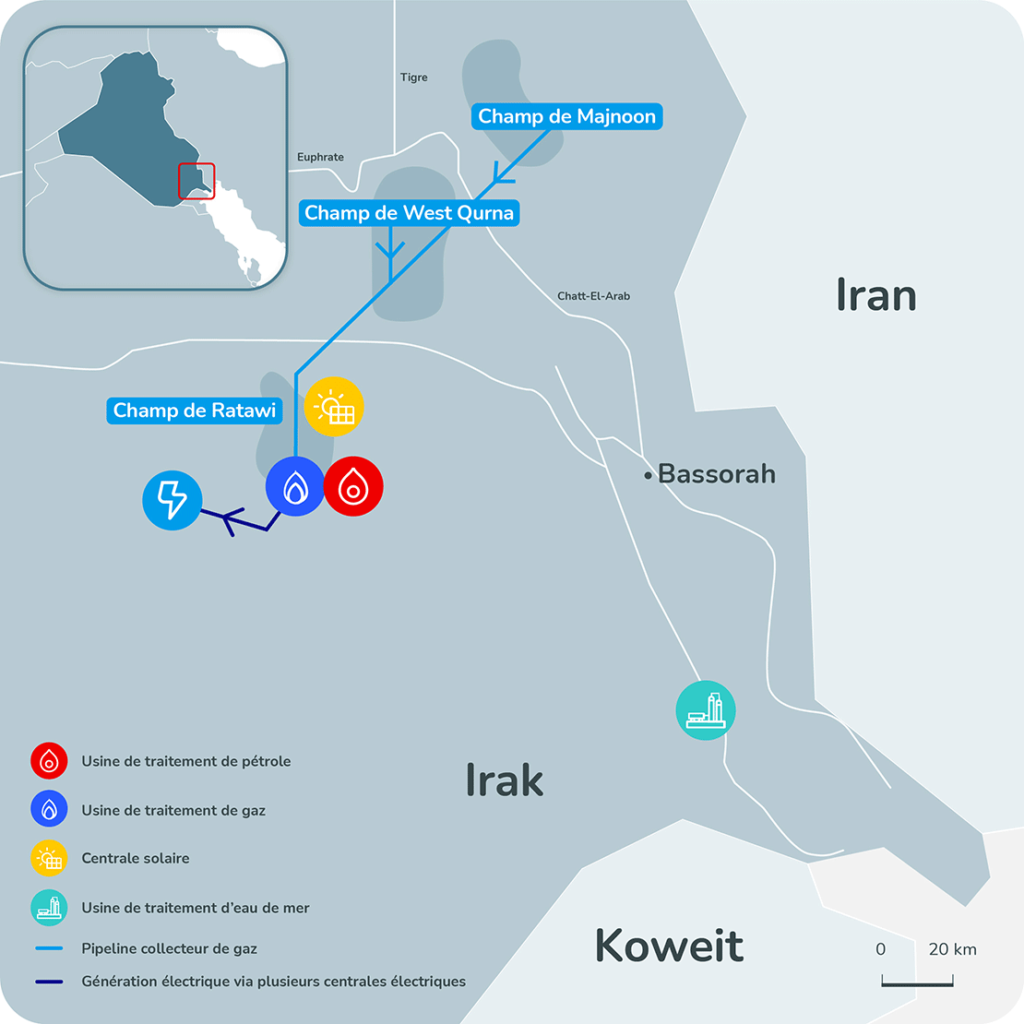 Map of the Integrated Gas Growth Project (GGIP)