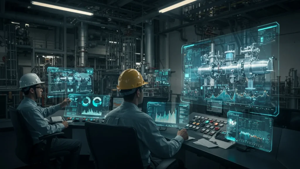 Monitoreo en tiempo real de la integridad de activos en planta mediante interfaces digitales avanzadas.