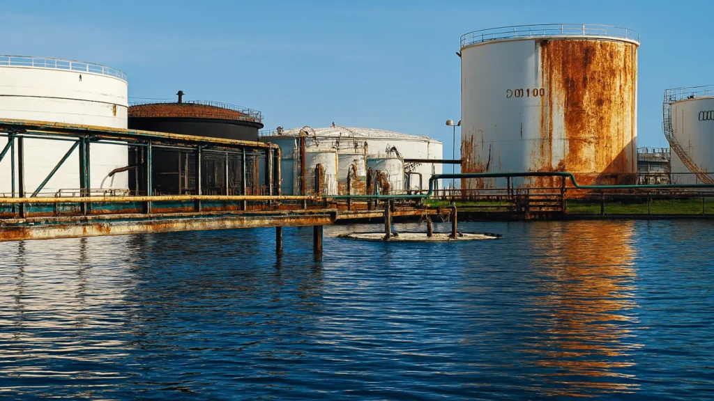 Corrosion in port terminals for liquid products