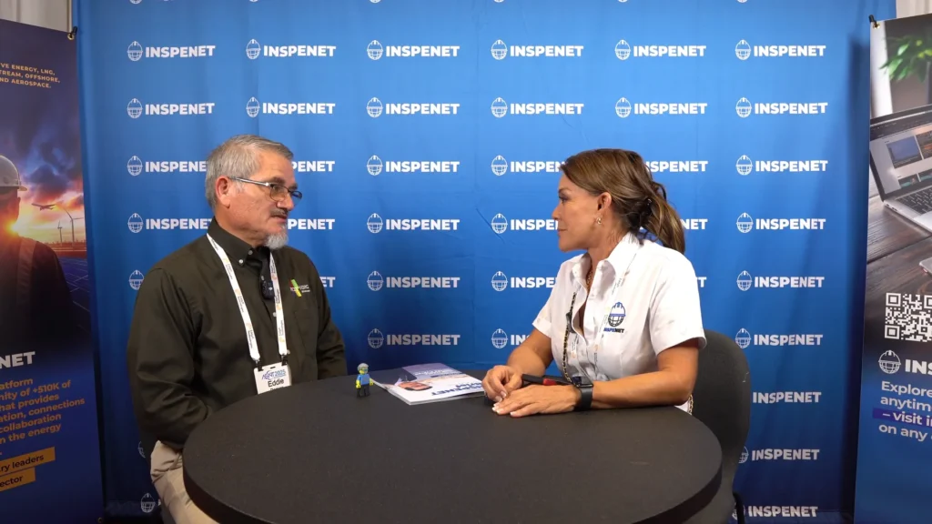 Eddie Pompa in an interview with Inspenet during the ASNT 2025 event on NDT Hero.