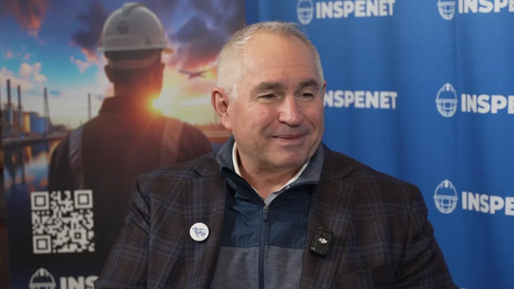 Neal Couture, CEO of the American Society for Nondestructive Testing (ASNT), during a session organized by Inspenet on the future of nondestructive testing and technological innovation in the sector.