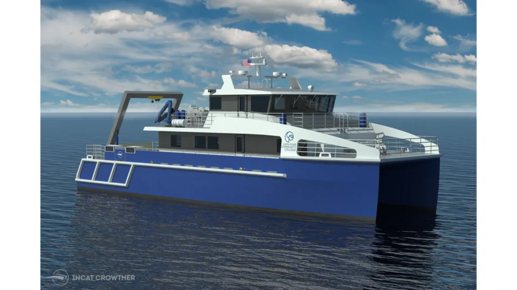 Render del buque de investigación