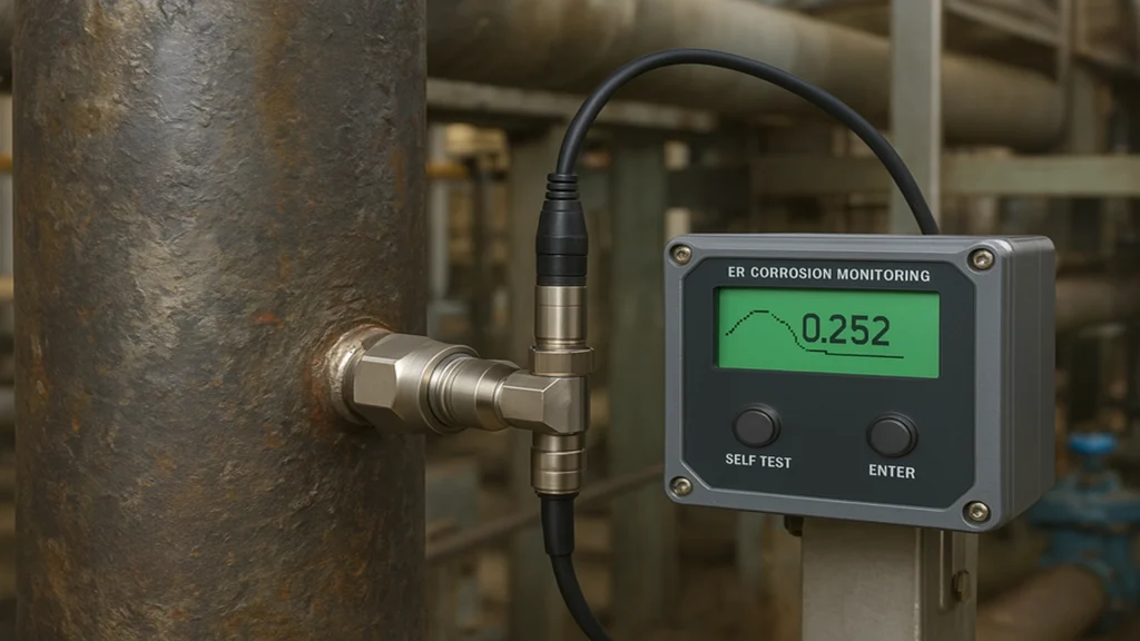 Corrosion monitoring with high-resolution er probes