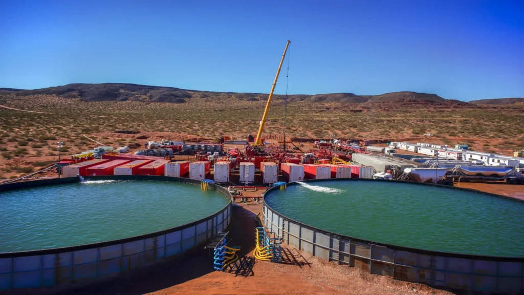 Bombeo en la fracturación hidráulica en la formación vaca Muerta, Argentina.