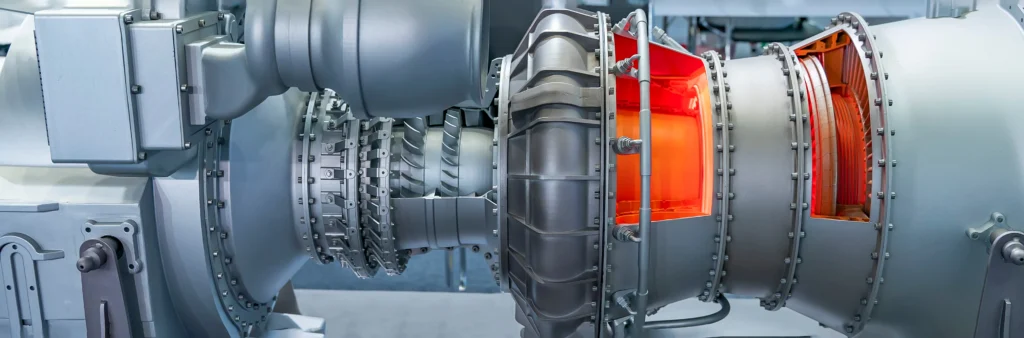 Background details of the turbine mechanism.