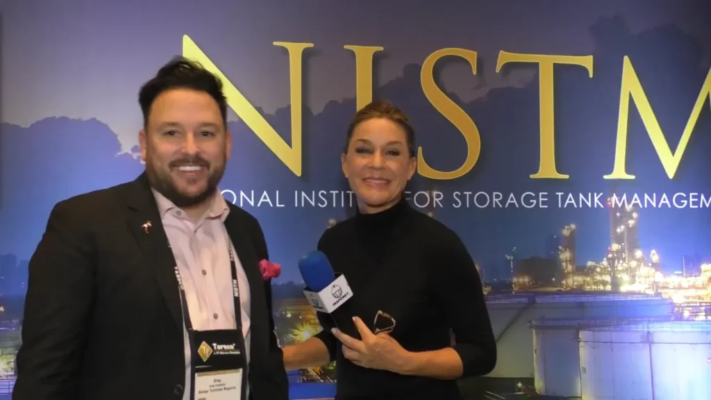 Greg Emmenis, durante una entrevista en NISTM 2025