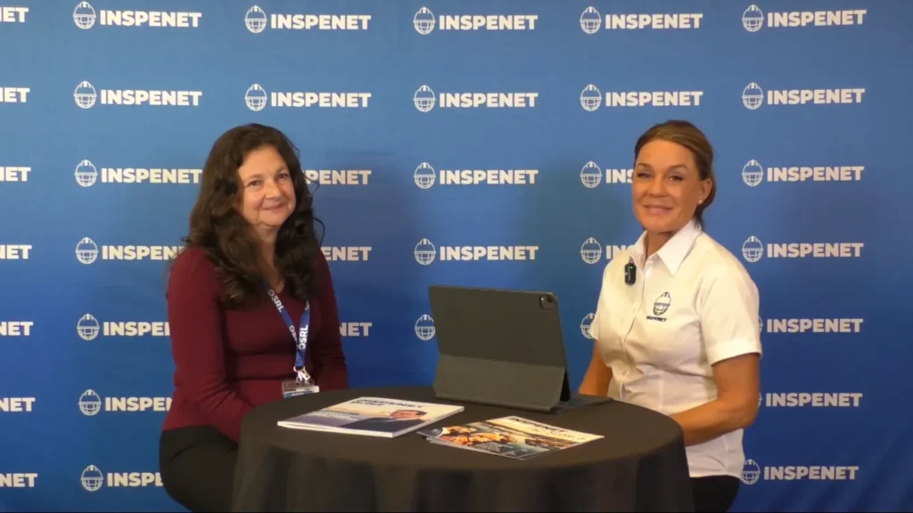 Adriana Handszer during an interview about operational readiness at OSRL 2025.