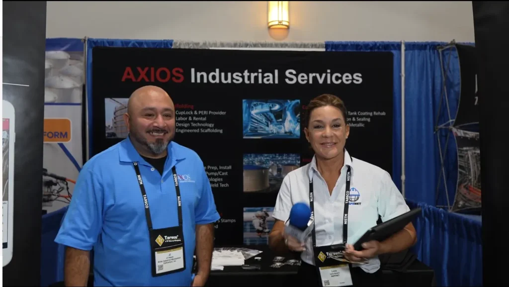 JC Salgado of Axios Industrial at NISTM 2025 speaking about industrial coatings.