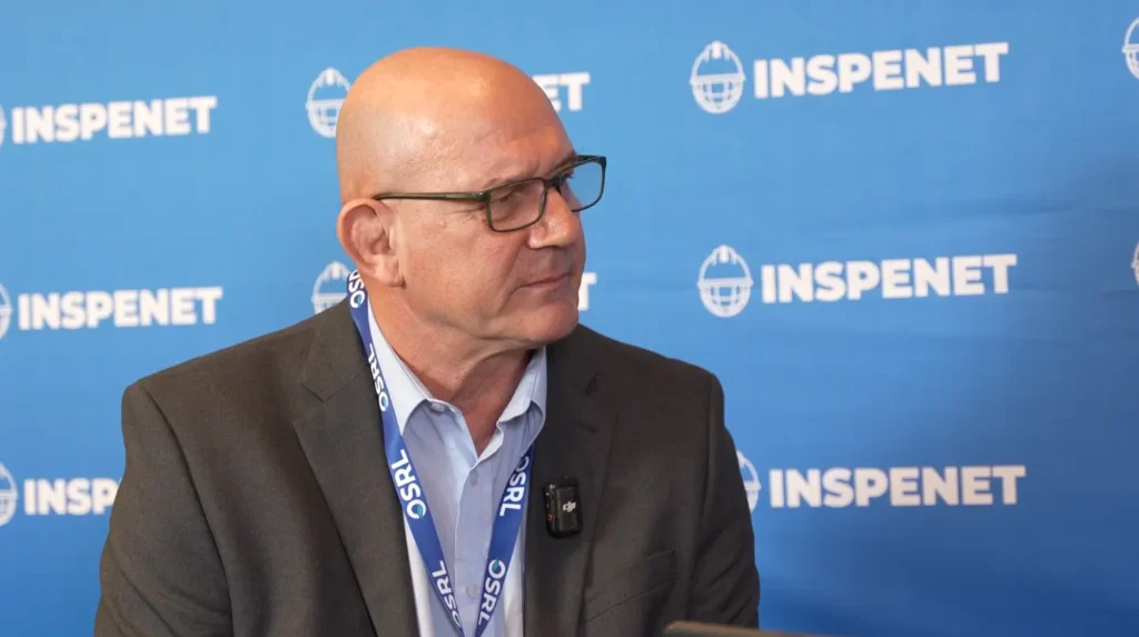 Matt Simmons de OSRL durante entrevista sobre respuesta a derrames en OSRL 2025.