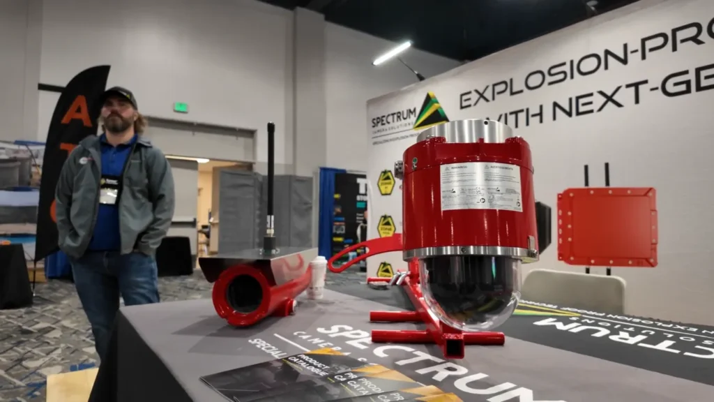 Spectrum's industrial video surveillance solutions at the NISTM 2025 event.