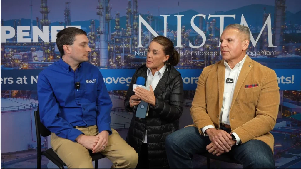 Becht's interview at NISTM 2025 on API standards and floating roofs.