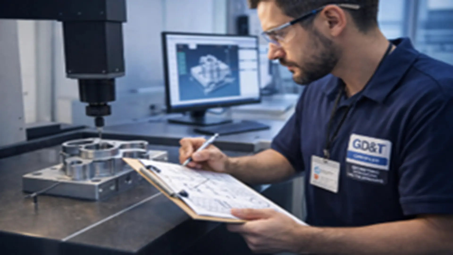 Inspector con certificación GD&T