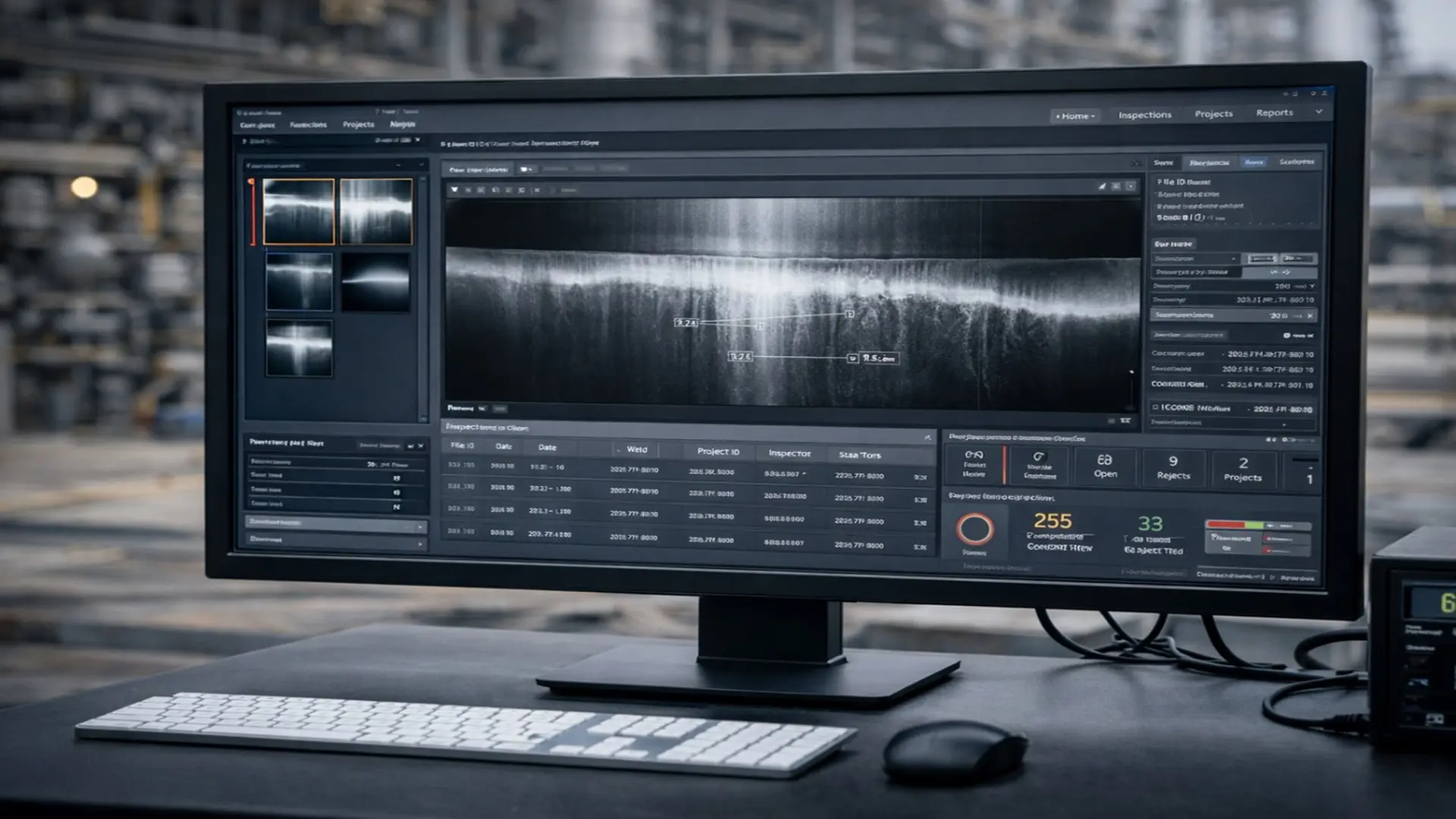 Software de gestión y trazabilidad en radiografía digital END.