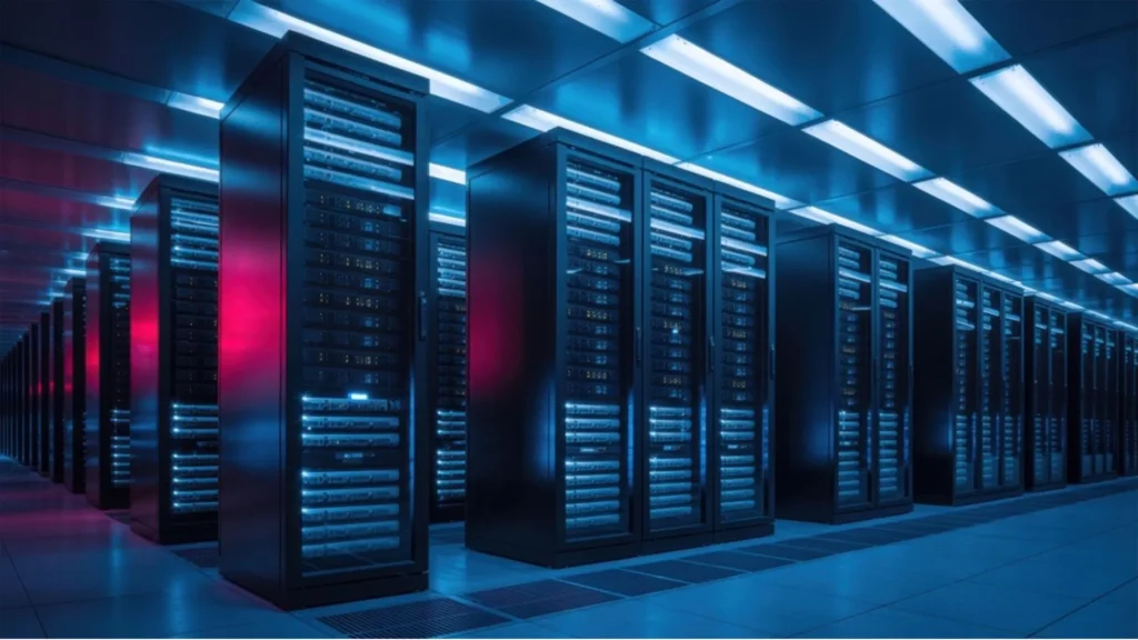 Infraestructura de centros de datos vinculados a la minería de uranio.