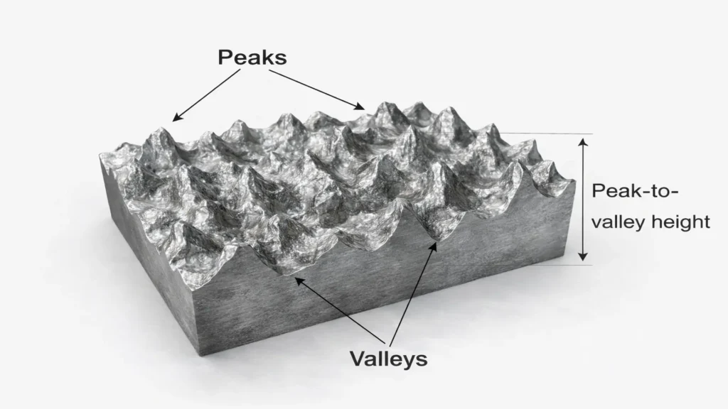 Microestructura de perfil de anclaje en recubrimientos