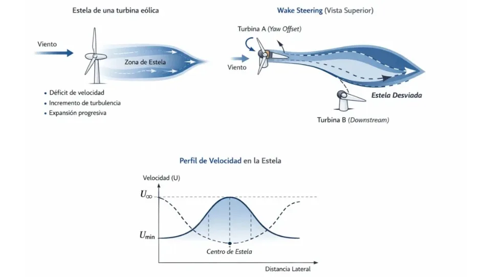 Perfil del velocidad control de estela