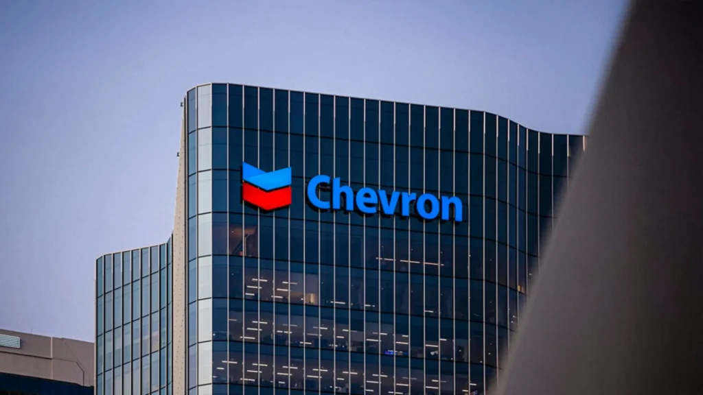 Suministro de gas: sede corporativa de Chevron en edificio de oficinas.