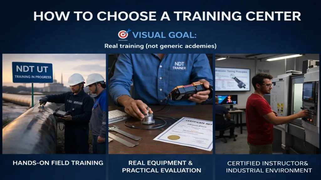 Centro de formación para certificación NDT