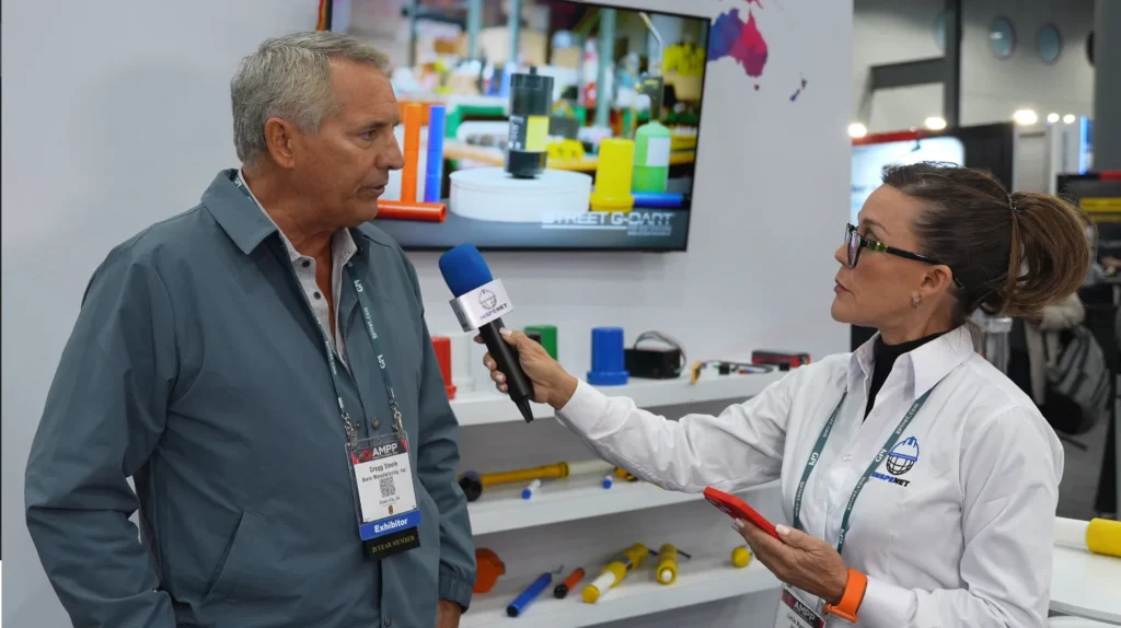Interview about cathodic protection with Gregg Steele at AMPP 2026.
