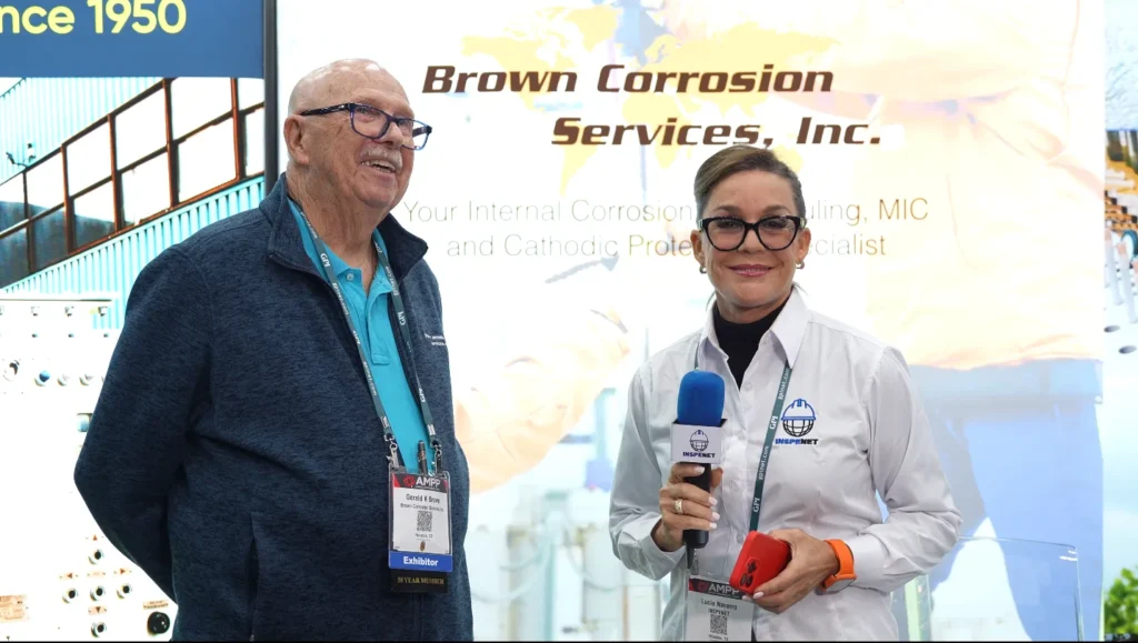 Corrosion monitoring in an interview with Gerald Brown at AMPP 2026.