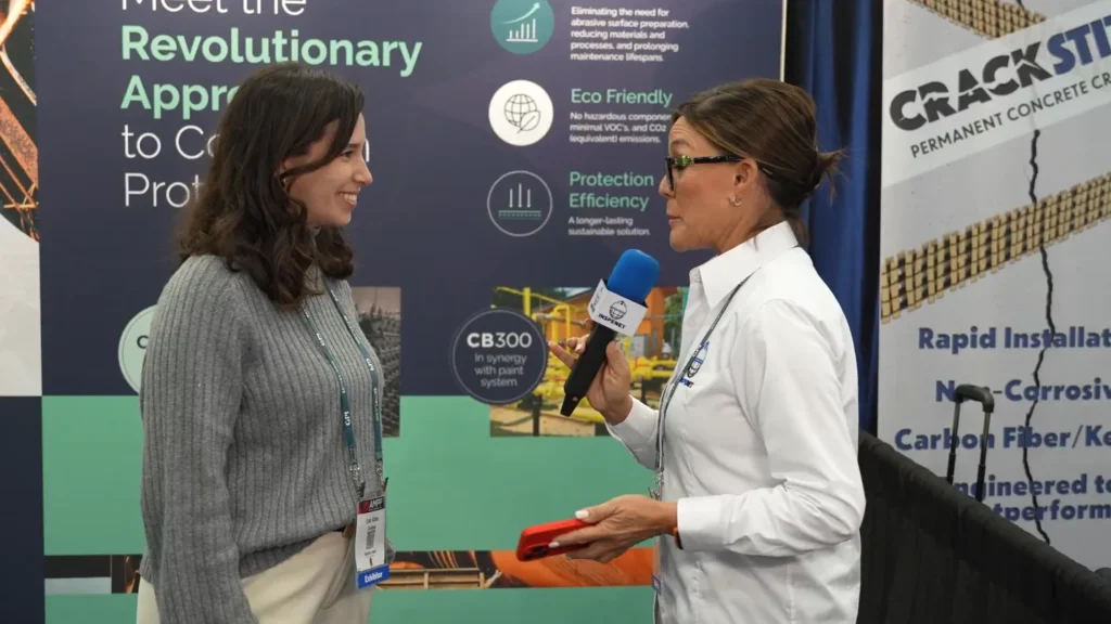 Interview about corrosion protection at AMPP 2026 with Coreteel.