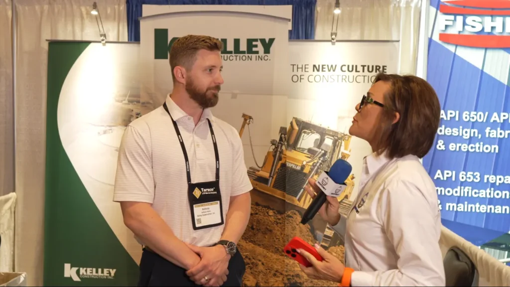 Entrevista sobre construcci&oacute;n industrial a Anthony Kelley en NISTM 2026.