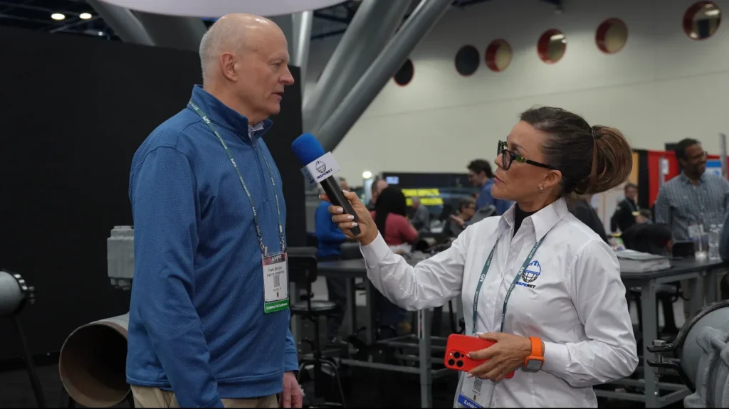 Anticorrosion coatings in an interview during AMPP 2026 with Trenton Corporation.