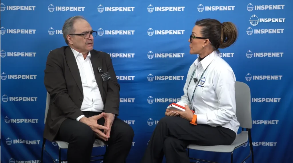 AMPP interview with Jos&eacute; Sirera during AMPP Annual Conference 2026 at Inspenet booth.