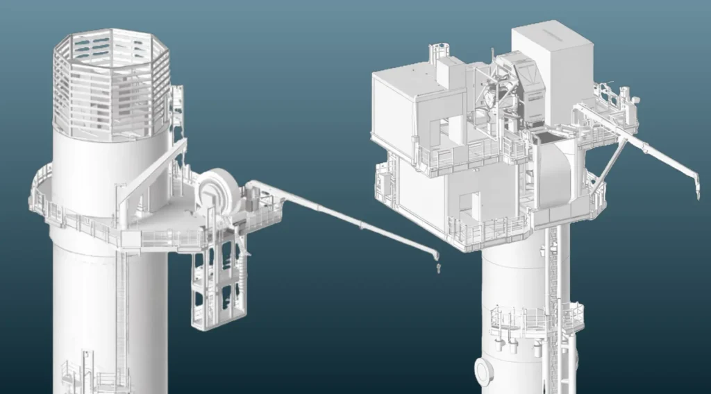 Stillstrom Power Hub and Power Tower offshore charging systems.