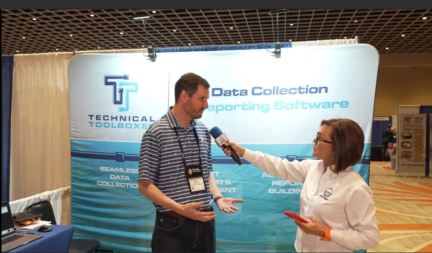 Entrevista sobre inspecciones industriales con software cloud en NISTM 2026.