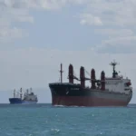 Buques de carga navegan cerca de aguas de Malasia en una zona vinculada a transferencias de petróleo iraní sancionado.