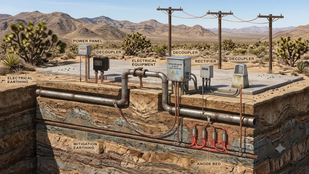 Protección eléctrica mediante desacopladores en sistemas de PC.
