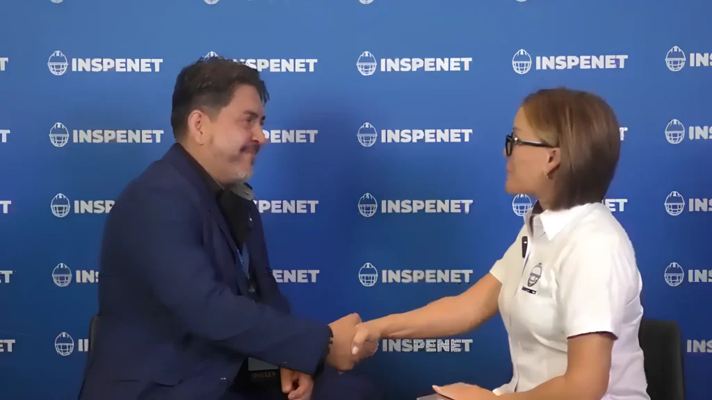 Ernesto Varela Torres de GE Vernova durante una entrevista en API Summit 2026 organizada por Inspenet.