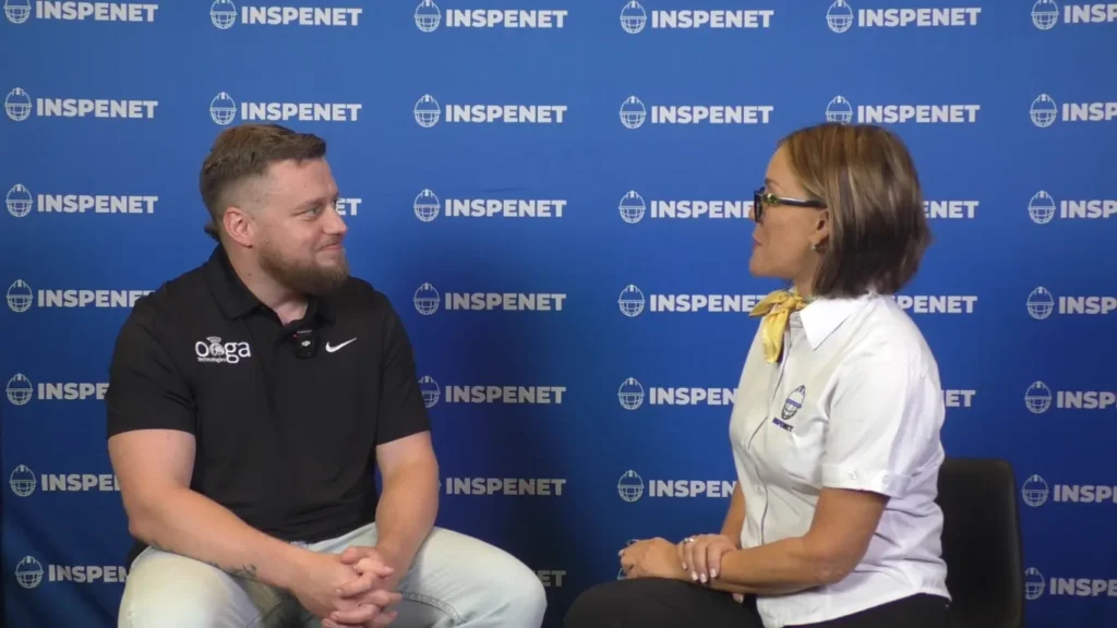 Kendall Brice of Ooga Technologies, during an interview at the API Inspection & Mechanical Integrity Summit 2026.
