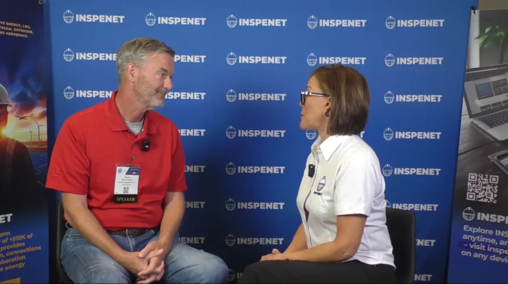 Interview on laser scanning for tank inspection during the API Summit 2026.