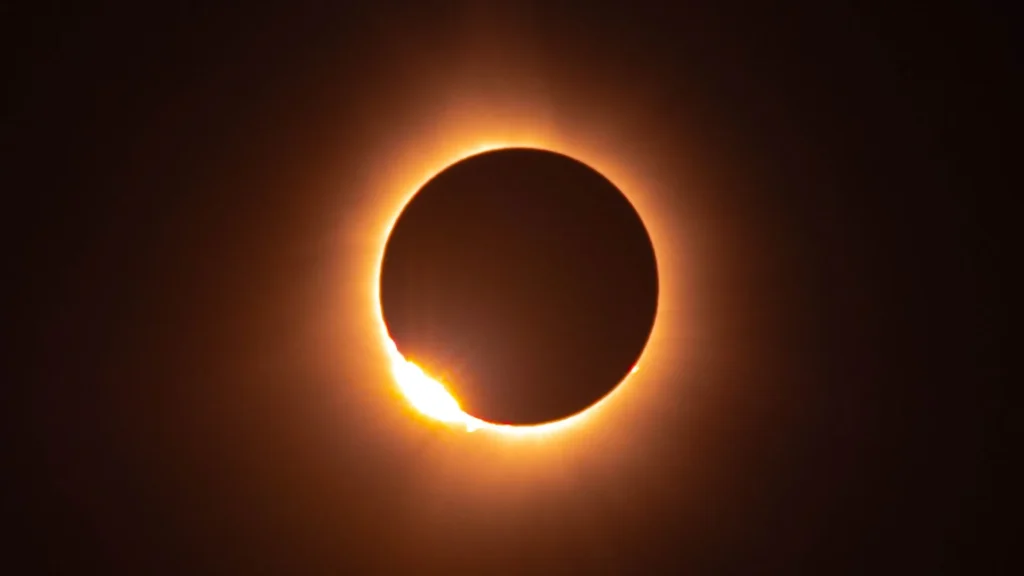 Solar eclipse that will reduce photovoltaic energy in Spain.