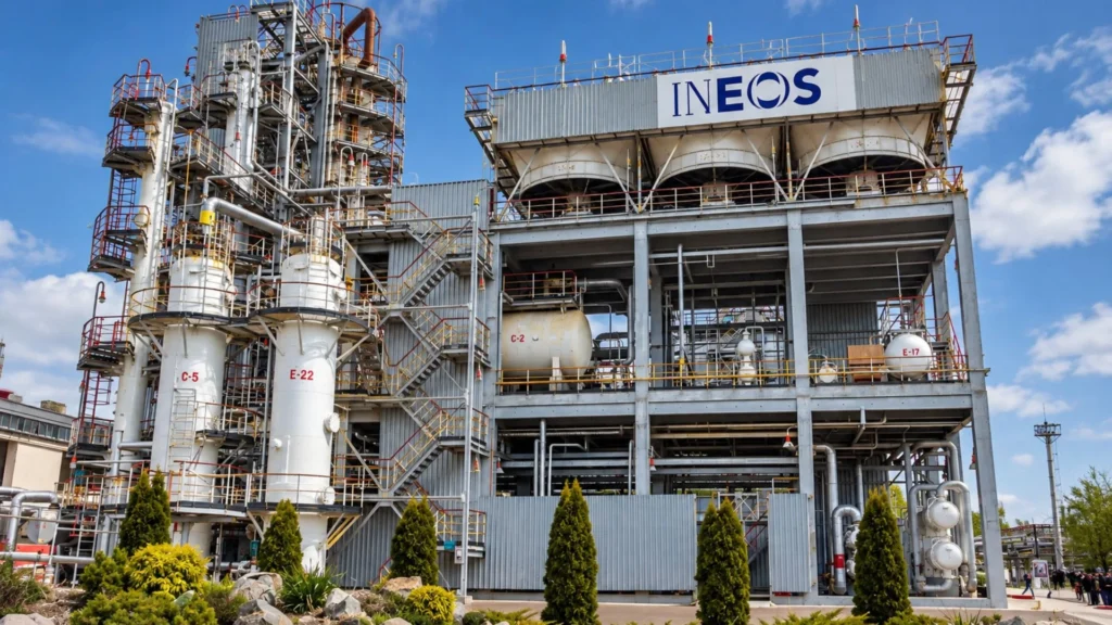 Ineos and its chemical plants are affected by high energy costs and the price of gas.