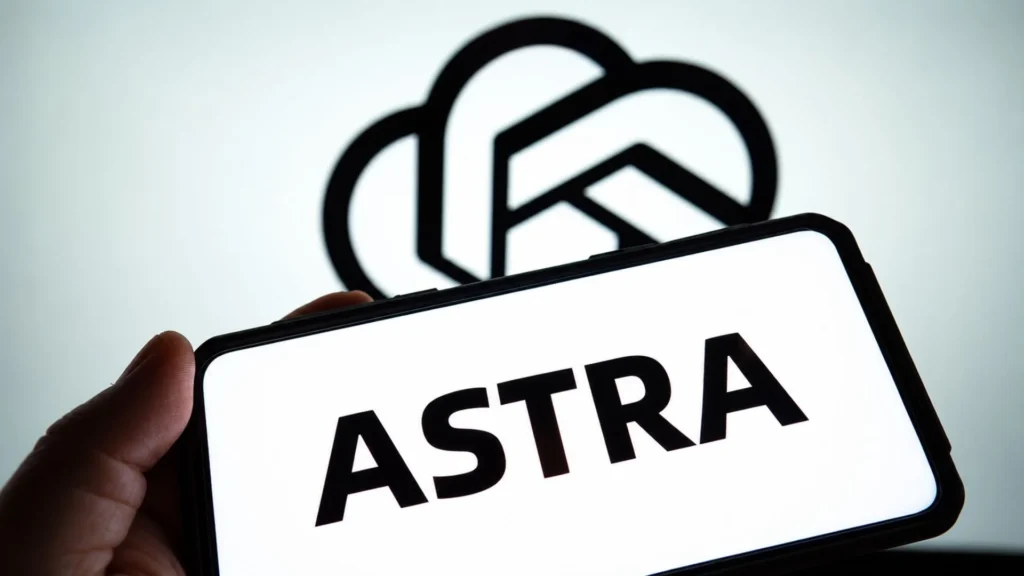 OpenAI's GPT-6 Astra shown on a mobile phone screen.