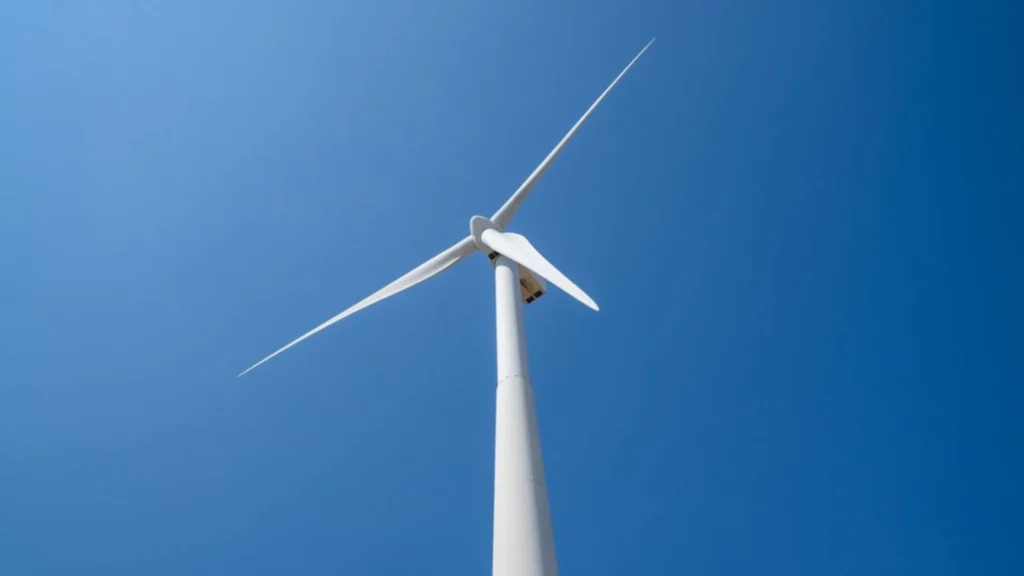 Aerogenerador del Proyecto eólico Willatook para generar energía eólica en Victoria.
