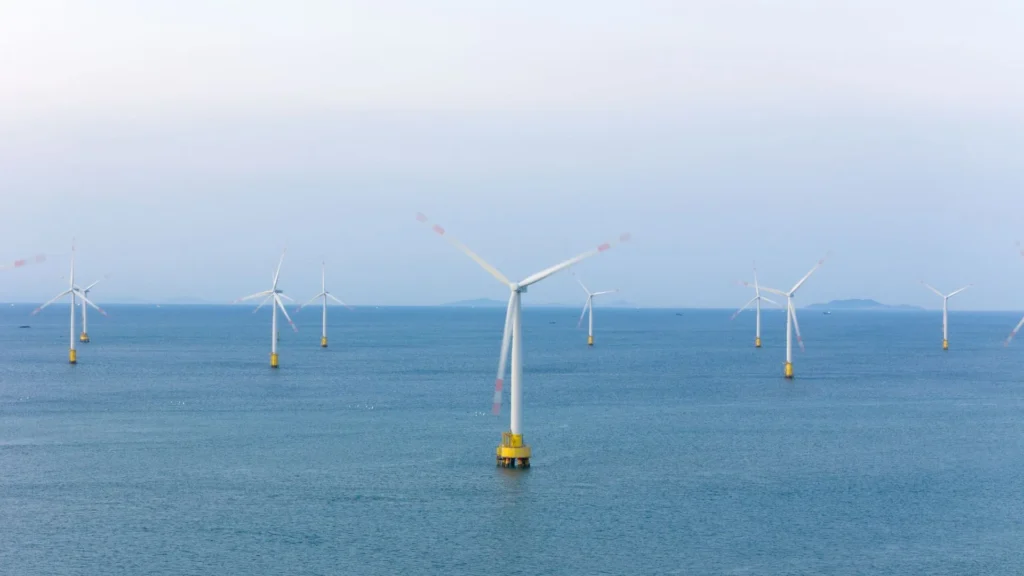 Windey Energy desarrolla un proyecto eólico marino de 300 MW en China.