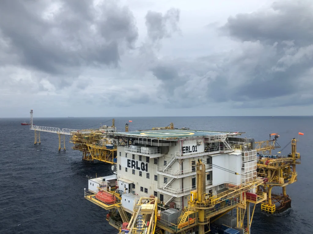North Sea gas platform linked to the Jackdaw energy context.